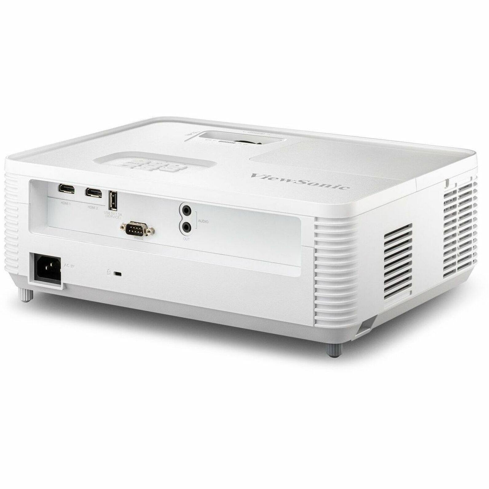 Alt View 19. ViewSonic - Home and Office PA503HD 1080P DLP Projector - White.