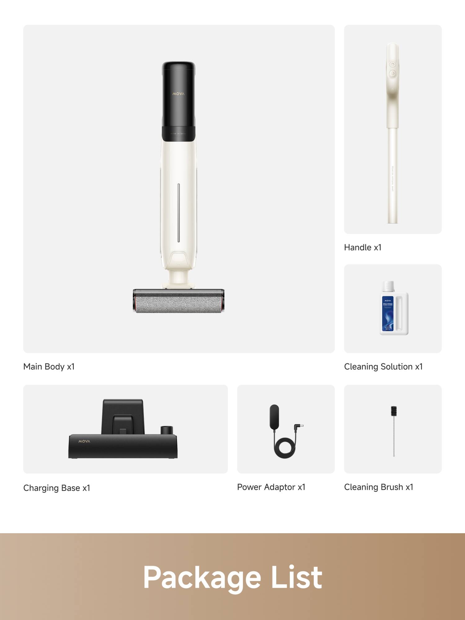 MOVA K30 SE Wet Dry Cordless Mop Vacuum, 18000Pa Suction