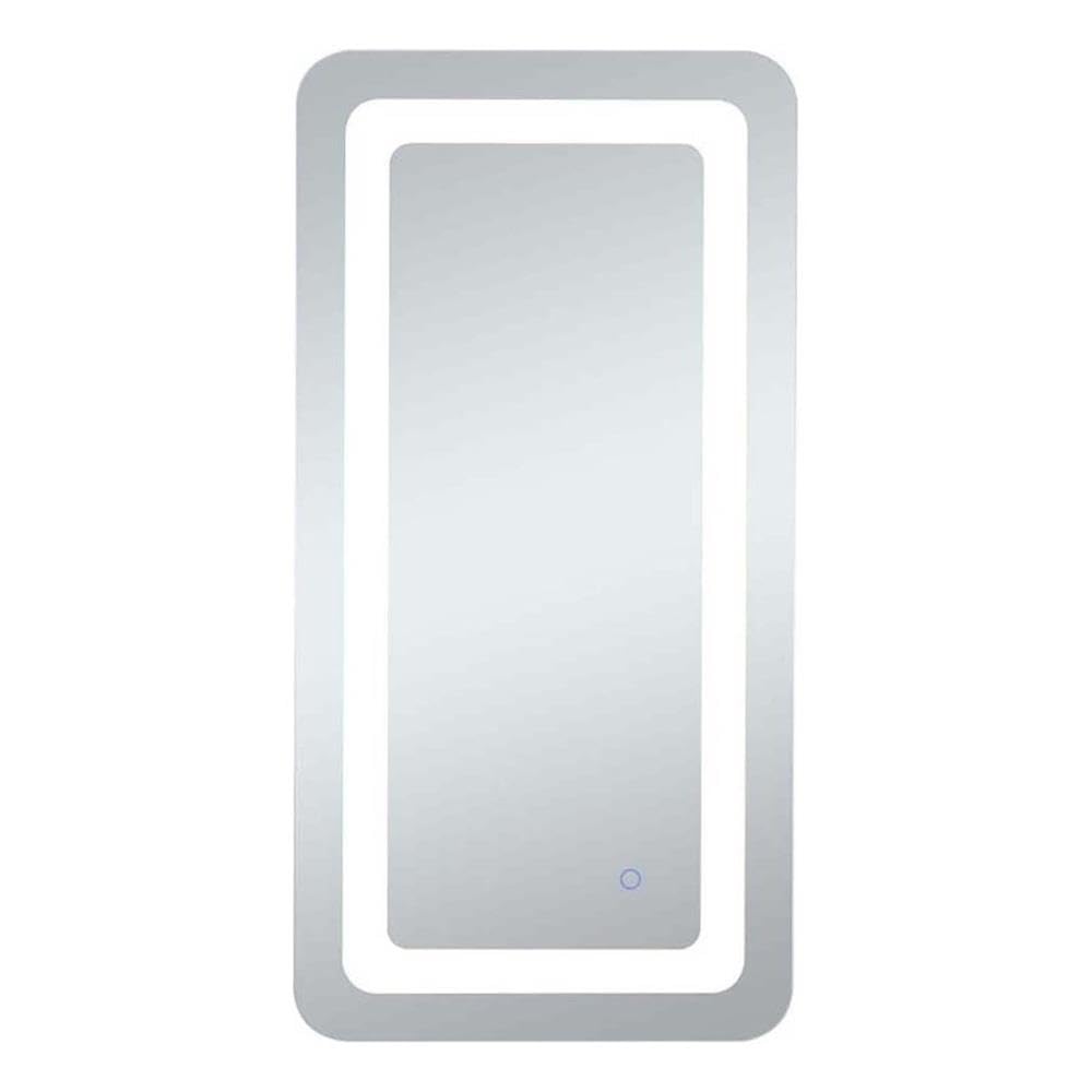 Elegant Decor - Genesis 18in x 36in soft edge LED mirror - Glossy White price history on PriceWatchPro