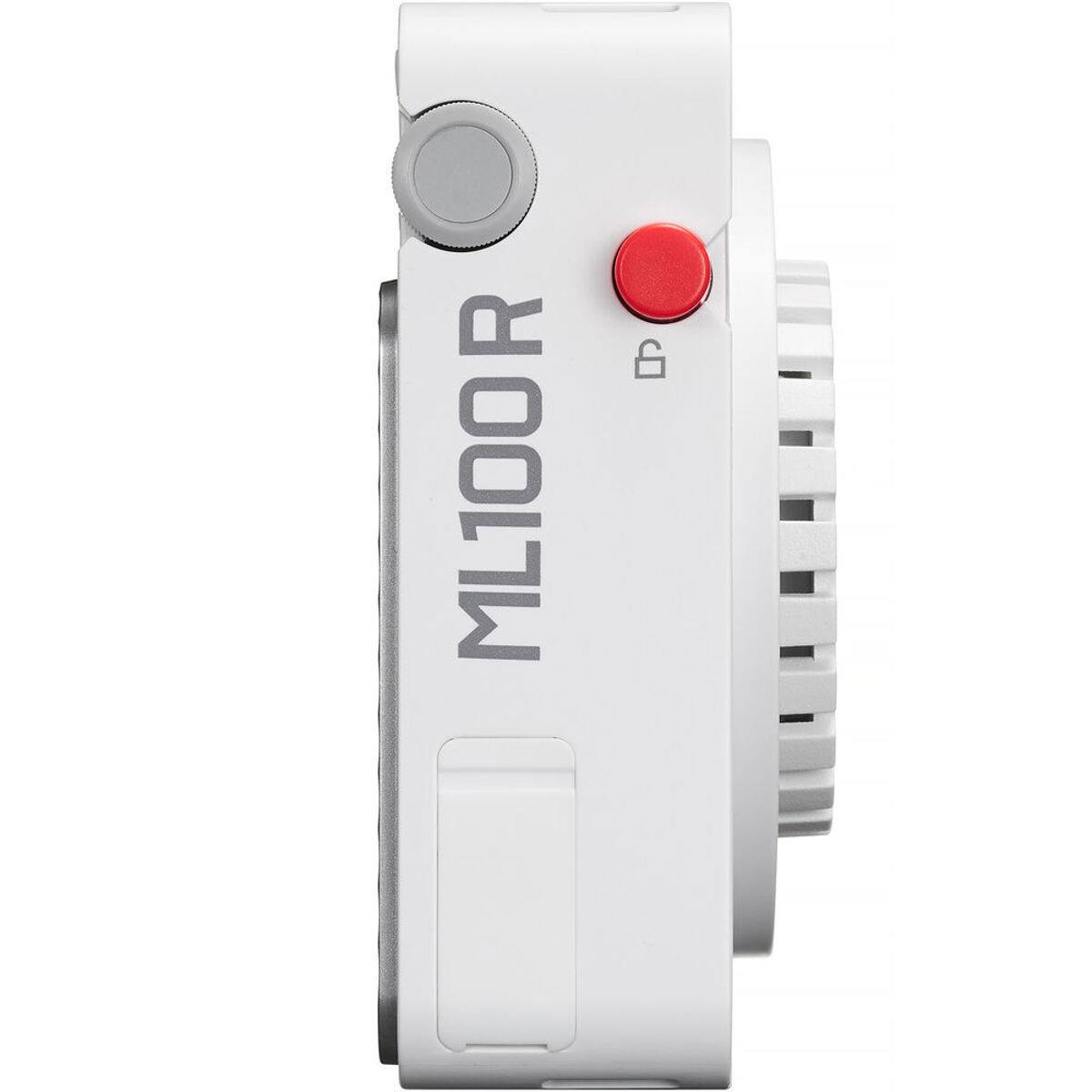 Alt View 7. Godox - Godox ML100R RGB LED Video Light w/15   36  Lens  BG02 Battery Grip Kit.