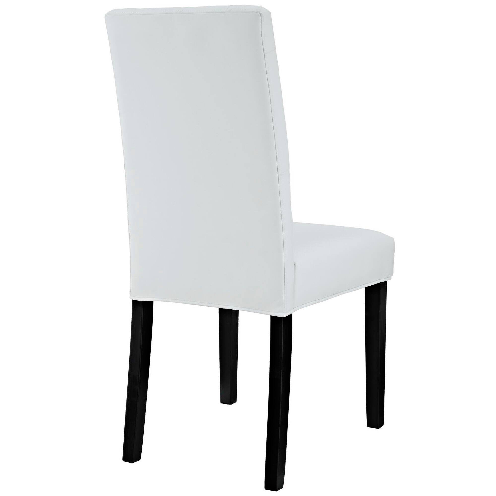 Back. Modway - Confer Dining Vinyl Side Chair by Modway - White.