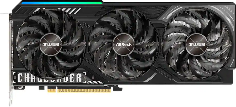Drug Card Design ASRock Challenger Radeon RX 9070 XT 16GB GDDR6 PCI Express 5.0 Graphics ...