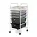 Front. Costway - 6 Drawer Rolling Storage Cart Scrapbook Paper Office Organizer - Gradient Gray.