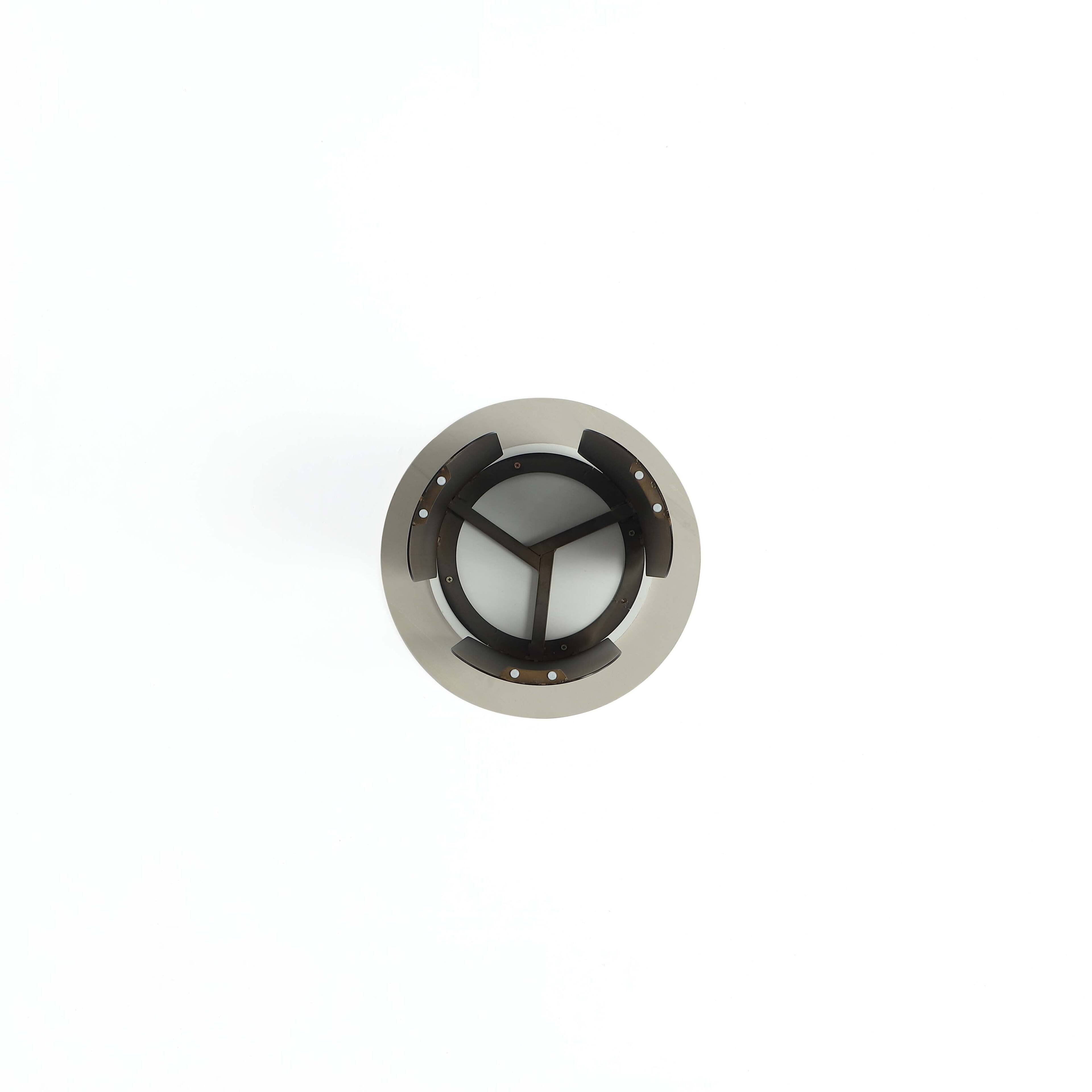 Alt View 5. Manhattan Comfort - Monica Modern Glam Sintered Stone Top End Table - Bronze.