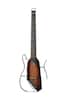 Front. Donner music - Donner HUSH I Acoustic-Electric Guitar Kit for Travel Practice Mahogany Sunburst Color - Mahogany Sunburst.
