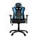 Alt View 12. Arozzi - Forte PU Leather Ergonomic Gaming Chair - Black - Blue Accents.