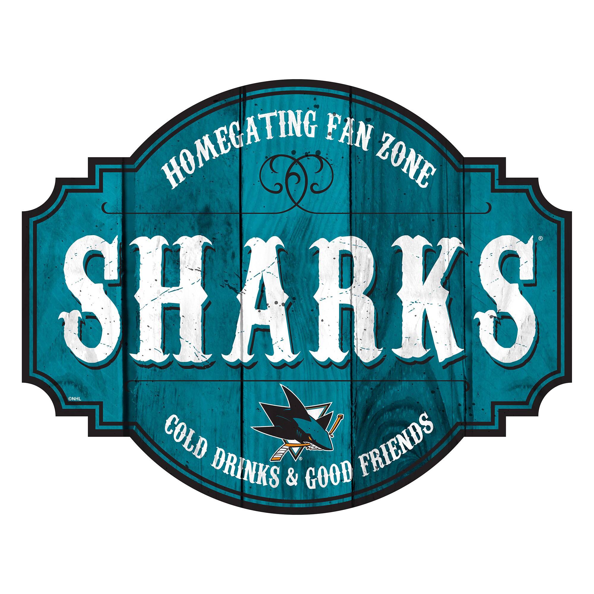 San Jose Sharks 24'' Homegating Tavern Sign