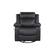 Front. Relax A Lounger - Maxima Swivel Recliner - Black.