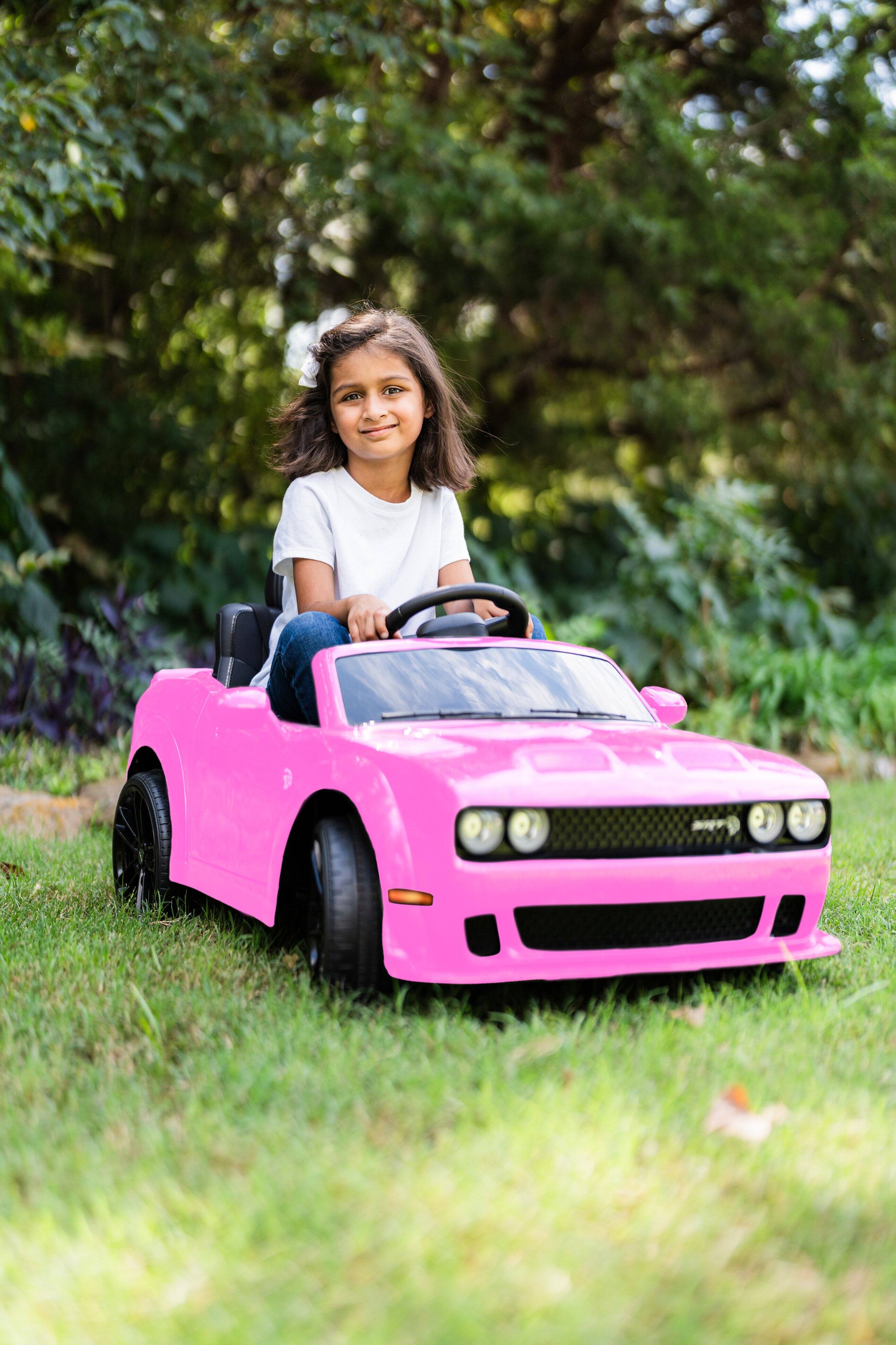 Alt View 15. Best Ride On Cars - Dodge Challenger 12V Pink - Pink.