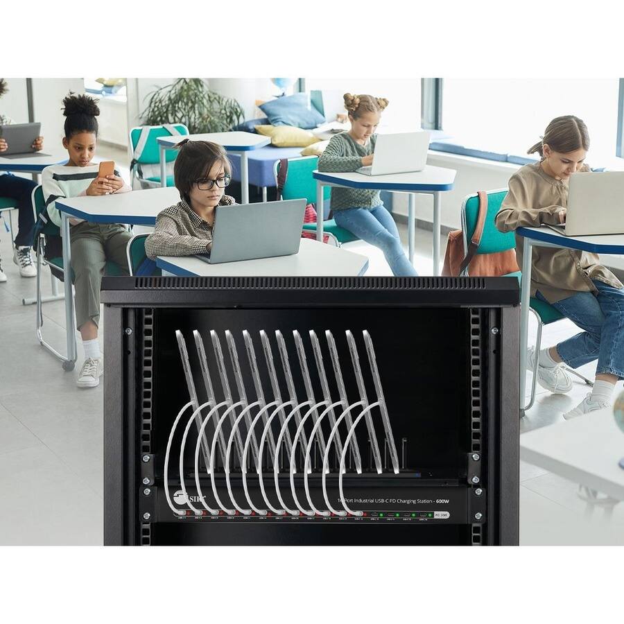 Sure, here is the corrected text:

"Smart Industrial USB-C FD Charging Station - 600W"