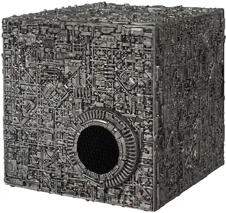 Front. PopMarket - Fametek STBORG - Star Trek: The Next Generation - Borg Cube Bluetooth Speaker with LED & Sound - SPEAKERS - Multicolor.