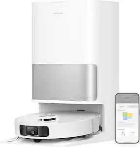 Dreame - L10s Ultra Gen 2 Robot Vacuum and Mop, 10,000Pa Suction, MopExtend Tech, All-in-One Base Station, 75 Days Auto-Empty - White