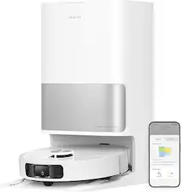 Dreame - L10s Ultra Gen 2 Robot Vacuum and Mop, 10,000Pa Suction, MopExtend Tech, All-in-One Base Station, 75 Days Auto-Empty - White