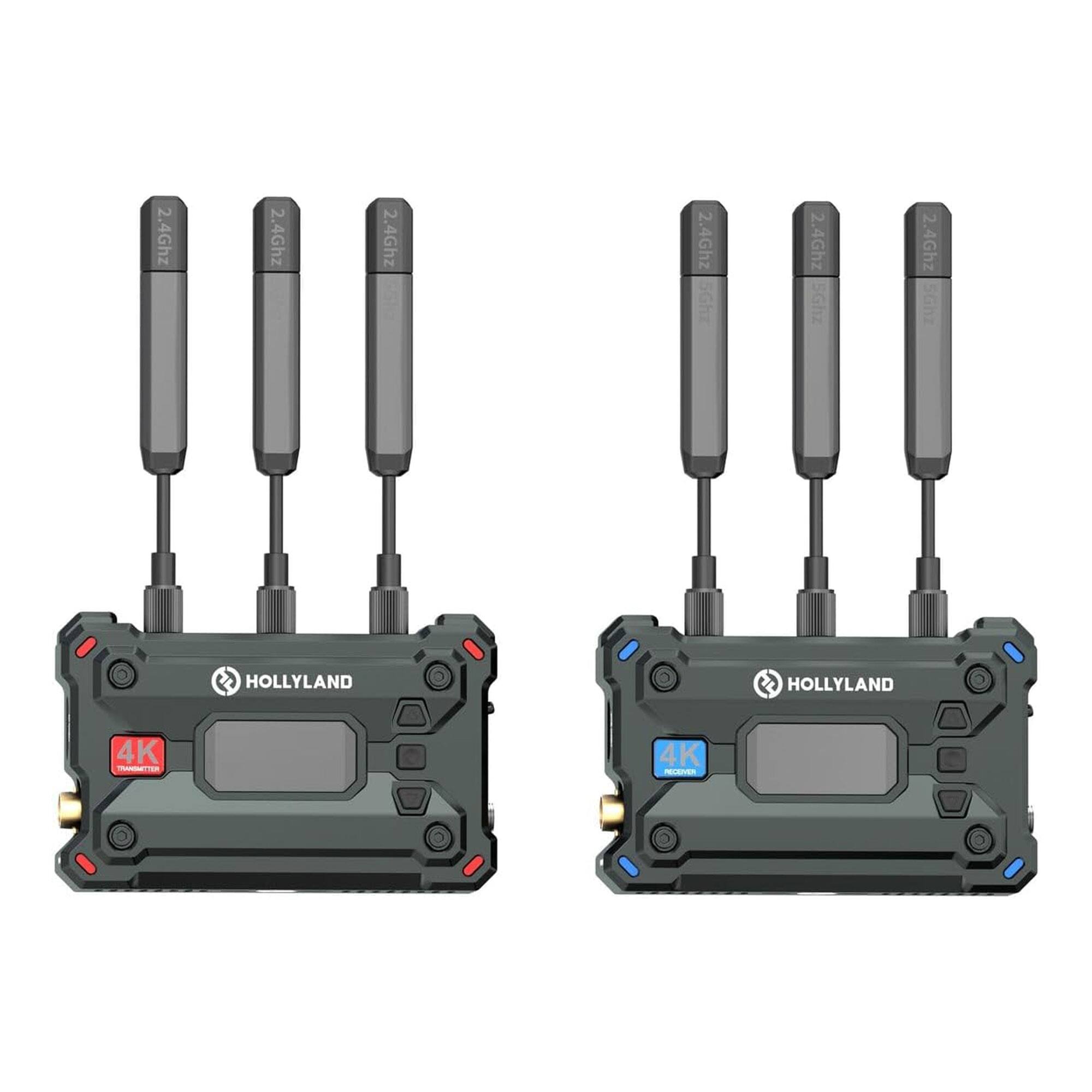 2.4Ghz 2.4Ghz 2.4Ghz 2.4Ghz 5Ghz 2.4Ghz 5Ghz 2.4Ghz

HOLLYLAND HOLLYLAND

4K - 4K -