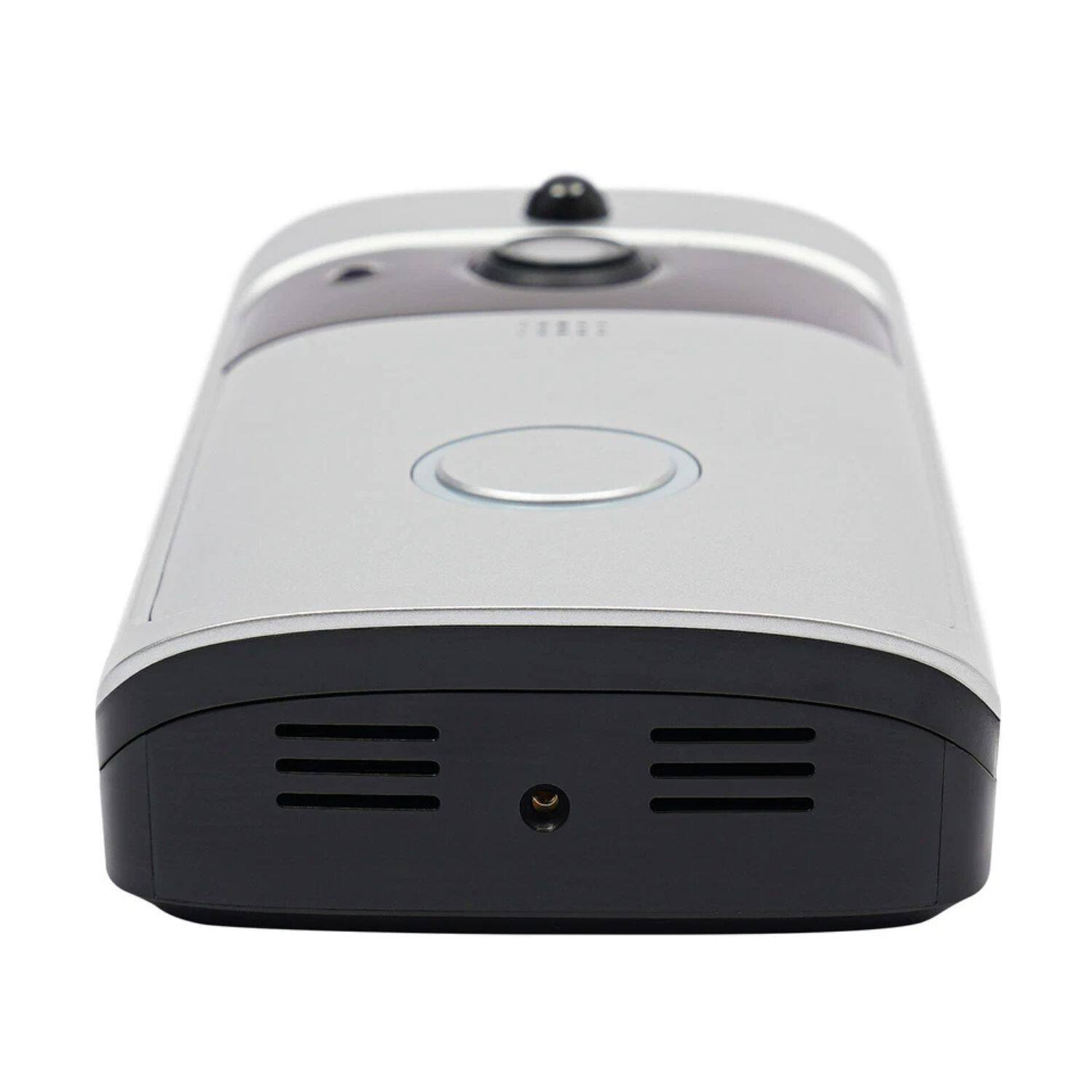 Back. Home Collection - Smart Wireless WiFi Video Doorbell with Infrared Night Vision, Motion Detection, and Two-Way Audio.