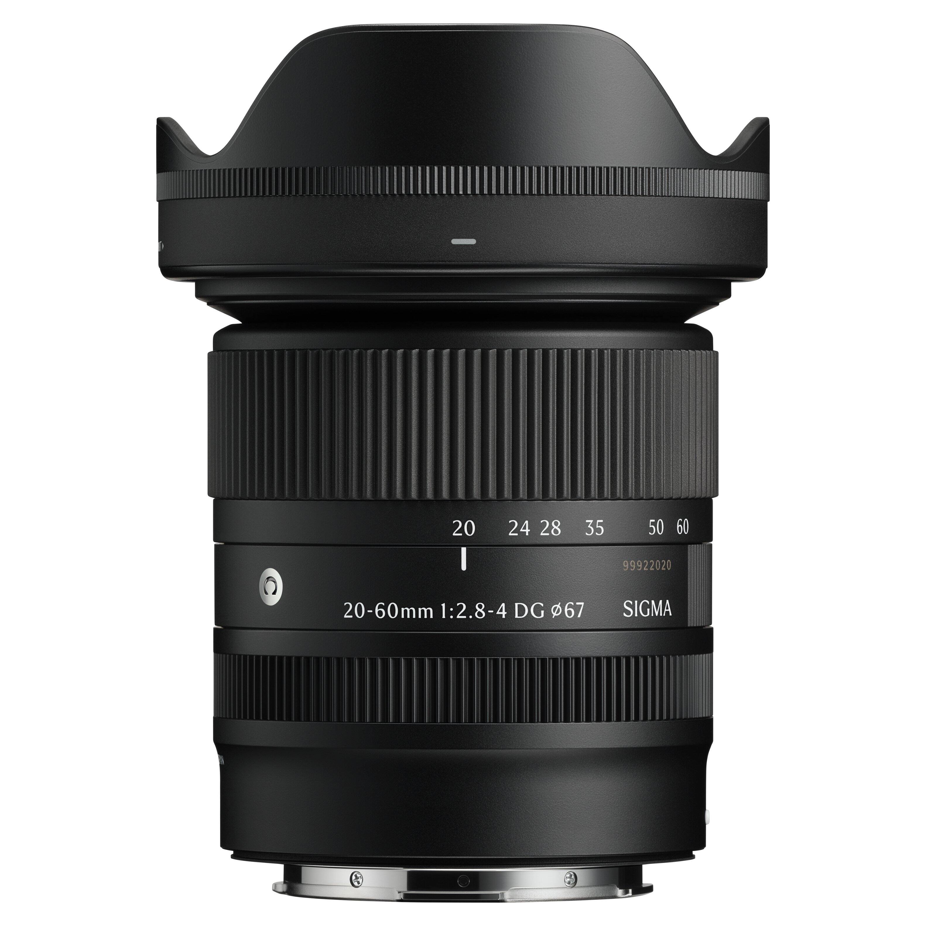 20 24 28 35 50 60  
99922020  
20-60mm 1:2.8-4 DG 67  
SIGMA