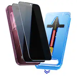 MAGIC JOHN - 2 Pack Screen Protectors for iPhone 18 Pro Max 9H+ Shatterproof Tempered Glass, Bubble Free, Easy Installation - Privacy