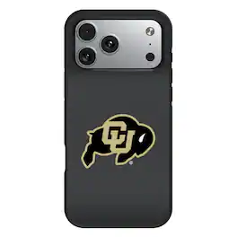 Keyscaper - NCAA - Colorado Buffaloes Bump Case with 8.2ft Drop Protection - 15 Plus - Black