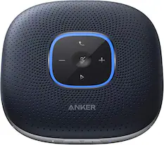 Front. Anker - Anker PowerConf Speakerphone - Blue.
