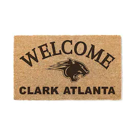 Jardine - Clark Atlanta University Panthers 18" x 34" Welcome Coir Doomat - Brown