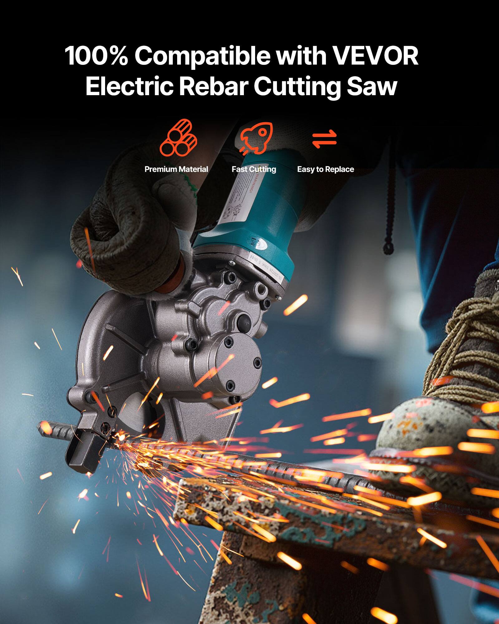 100% Compatible with VEVOR Electric Rebar Cutting Saw

- Premium Material
- Fast Cutting
- Easy to Replace