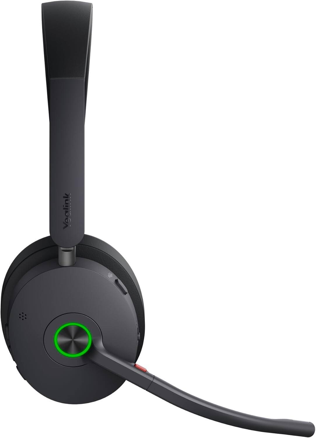 Left. Yealink - Yealink 1208678 BH74 Teams Bluetooth Headset with Mic for Work, Teams Certified, USB-C/A - Black.