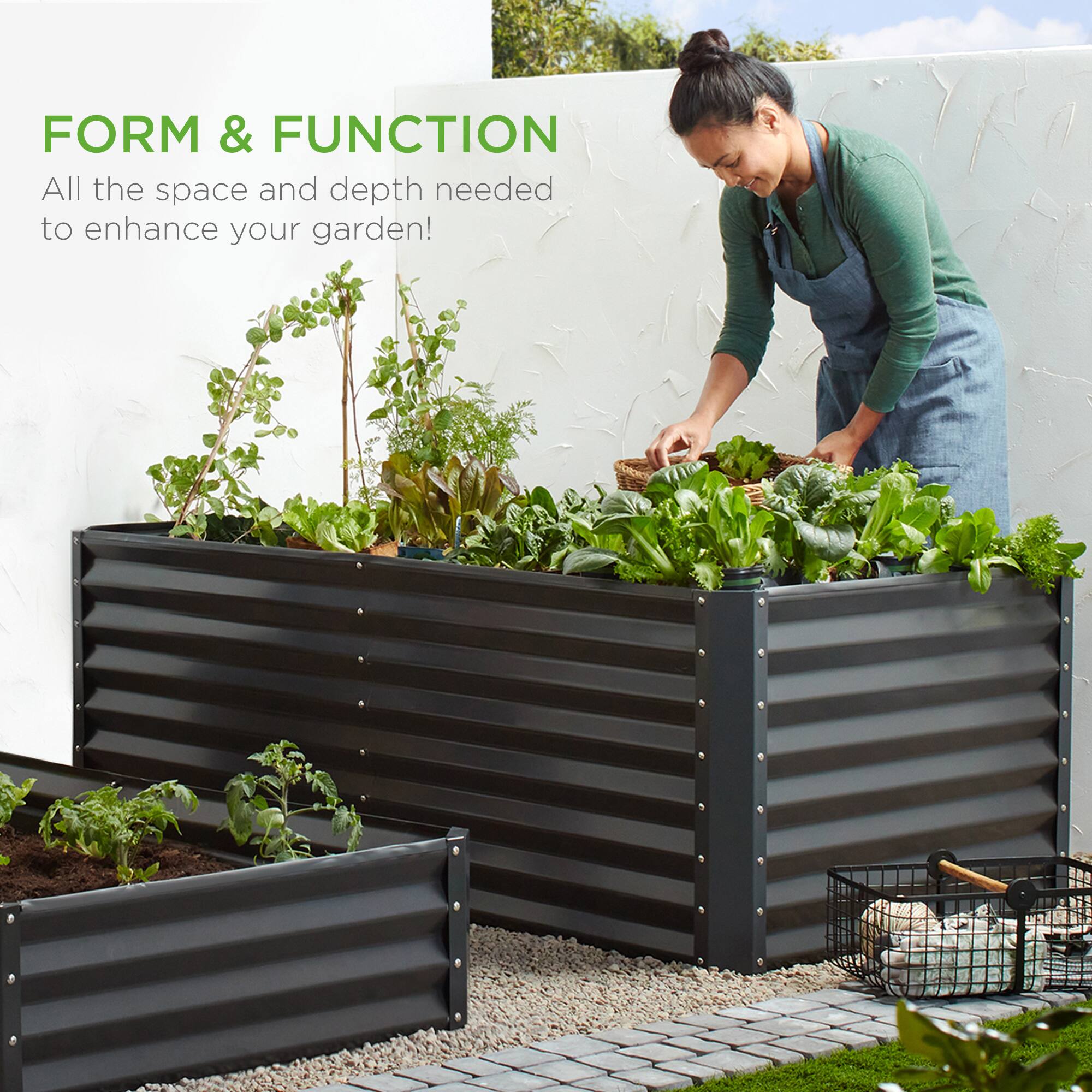 FORM & FUNCTION  
All the space and depth needed to enhance your garden!