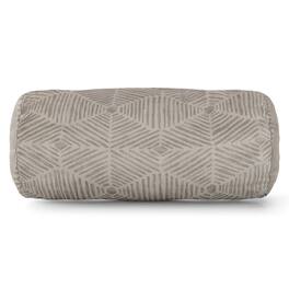 Majestic Home - Bolster Pillow Charlie Metallic - Beige