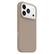 Left. OtterBox - Symmetry Cactus Leather Series Soft Shell for Apple iPhone 17 Pro - Brown.