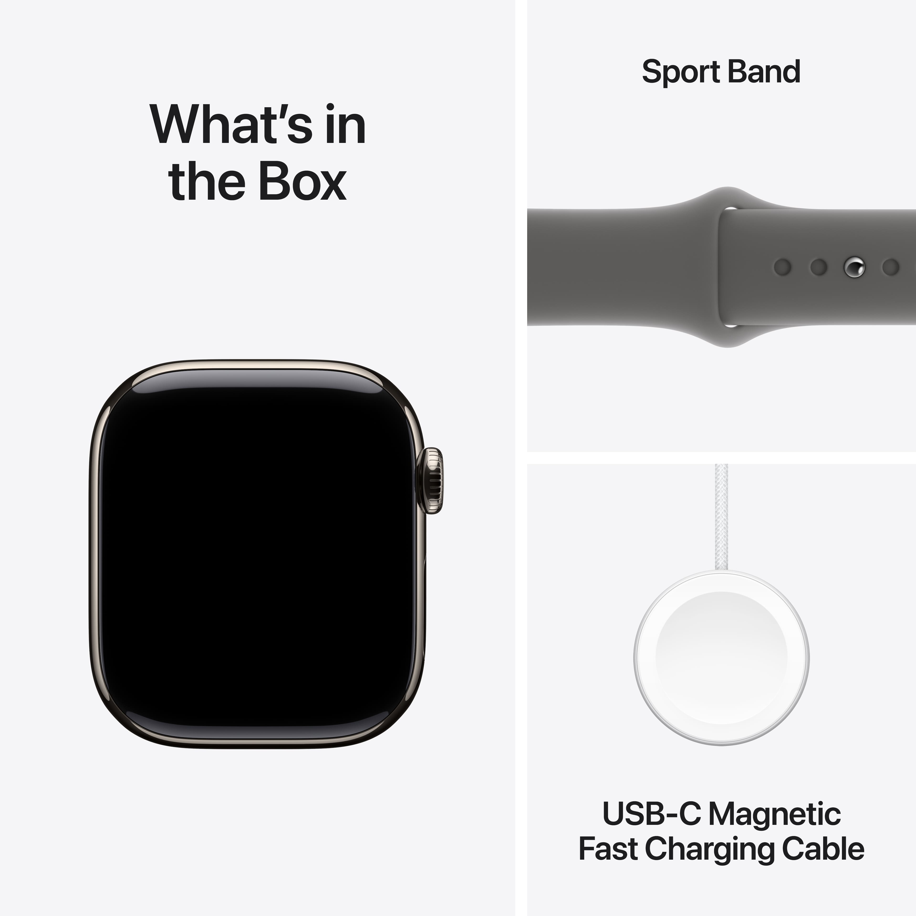 What's in the Box: Sport Band USB-C Magnetic Fast Charging Cable
