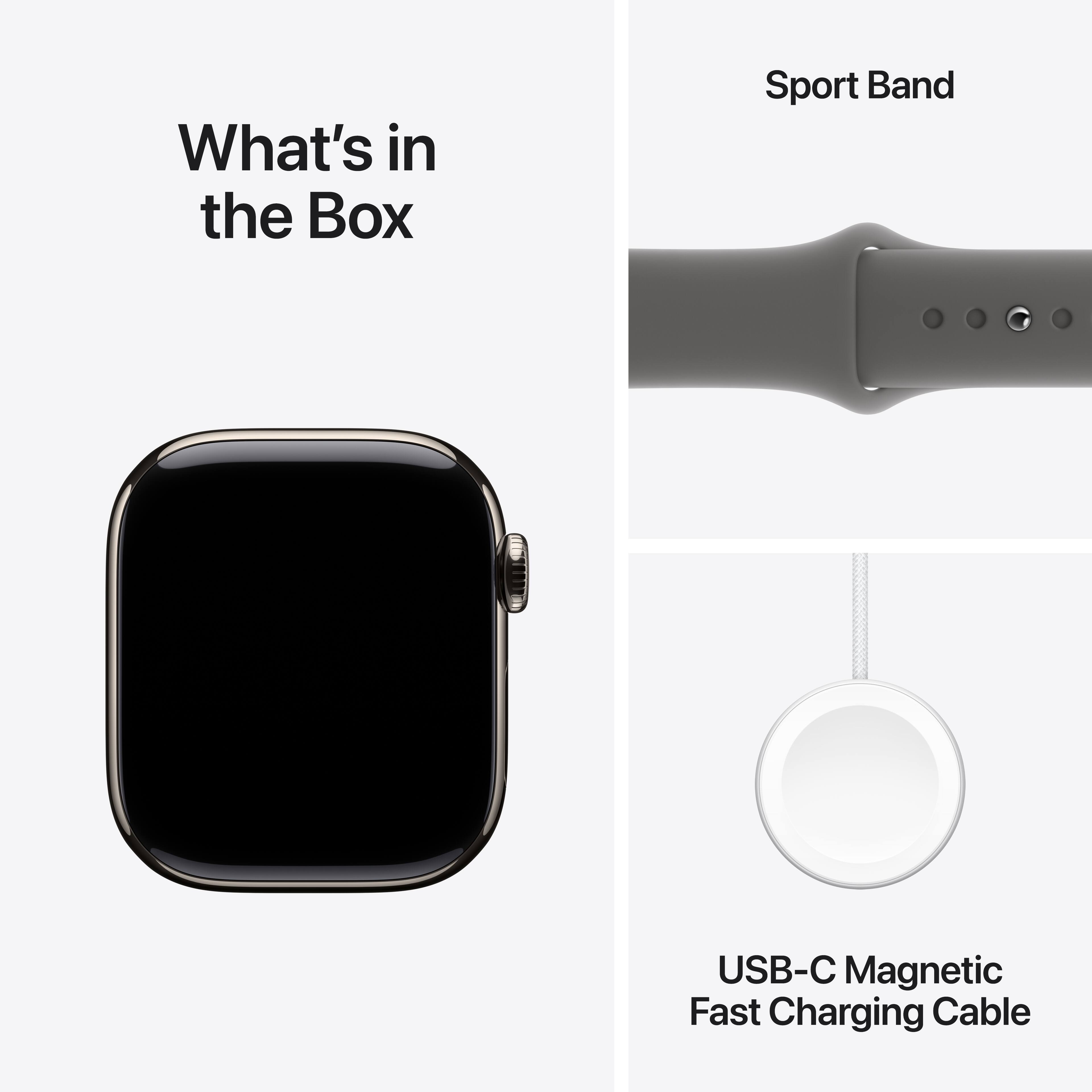 What's in the Box: Sport Band USB-C Magnetic Fast Charging Cable