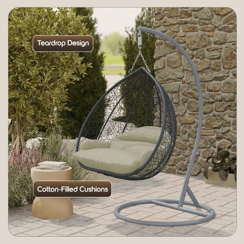 Teardrop Design  
Cotton-Filled Cushions