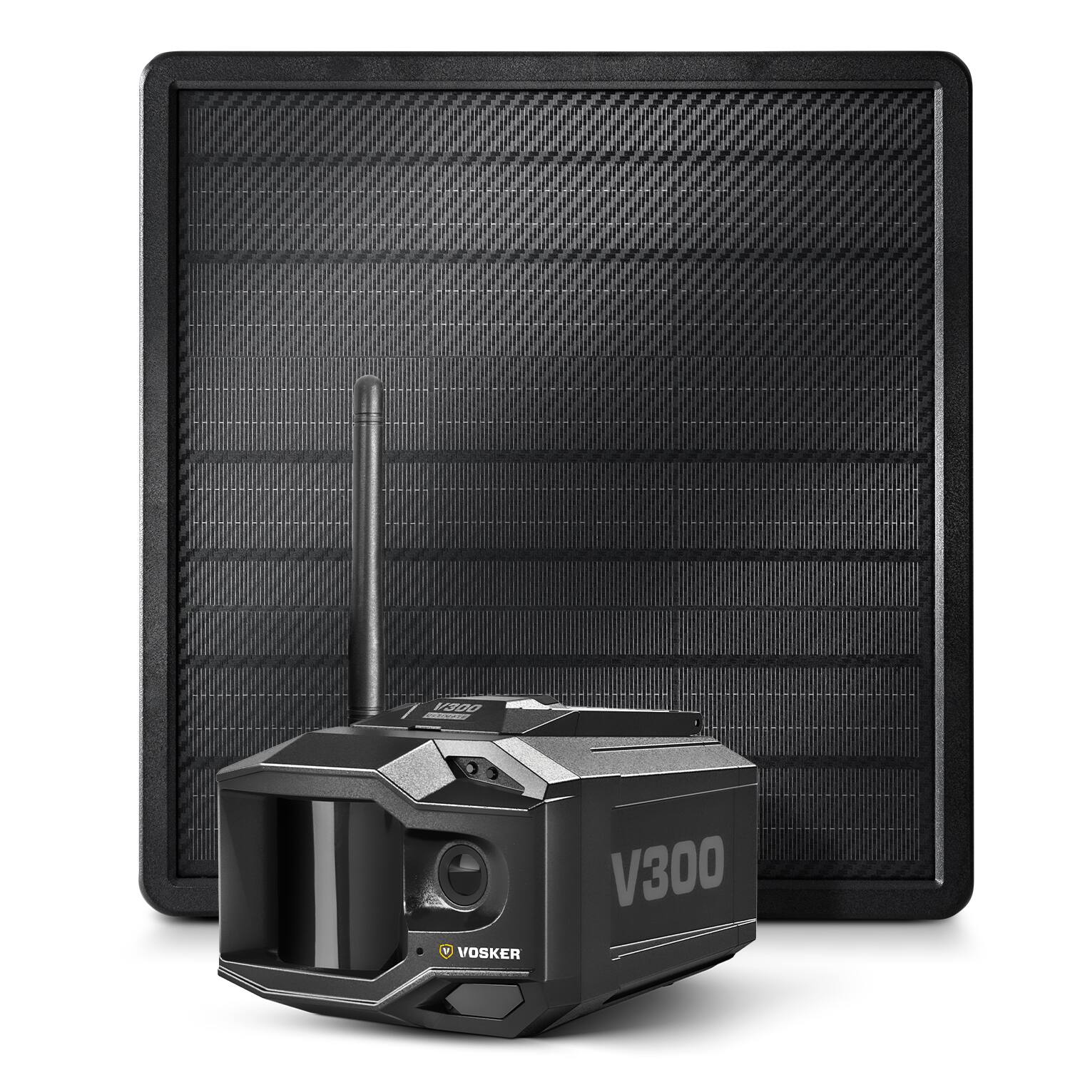 Alt View 1. Vosker - V300 Ultimate Outdoor Wireless 1080p Security System with External Solar Panel - Black.
