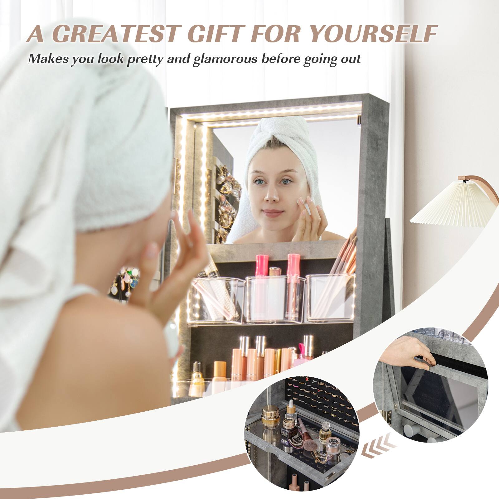 A GREATEST GIFT FOR YOURSELF  
Makes you look pretty and glamorous before going out
