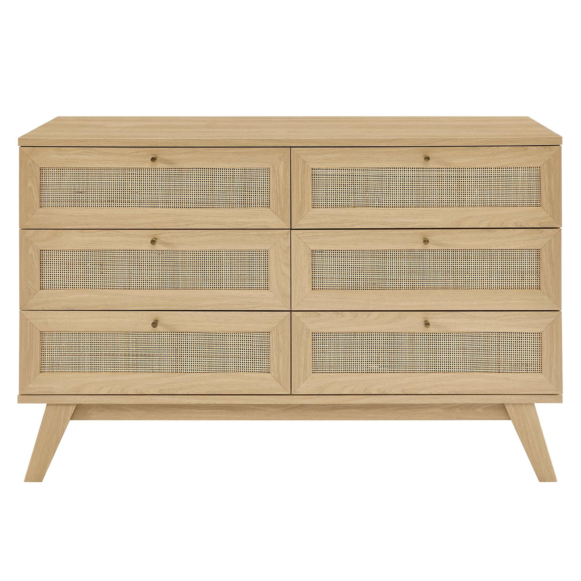 Alt View 2. Modway - Soma 6-Drawer Dresser by Modway - Oak.