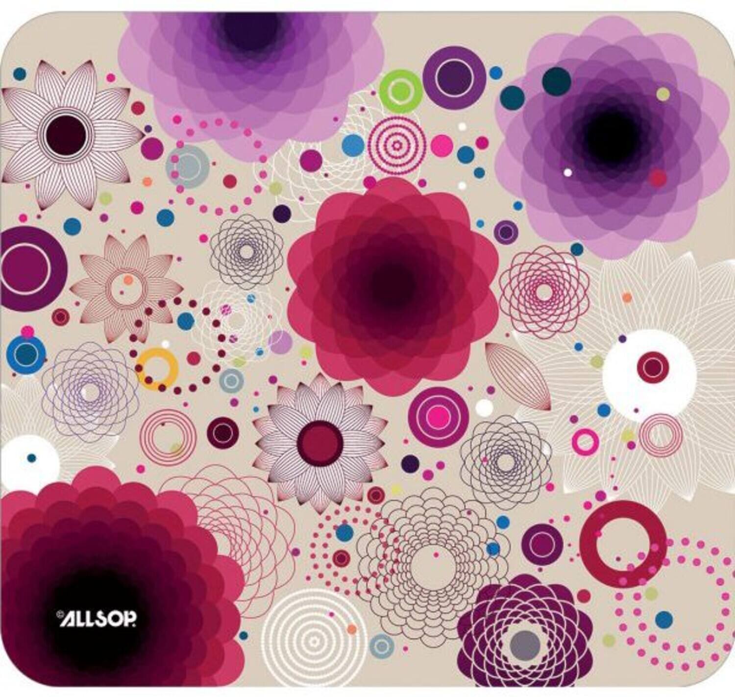 Front. Allsop - Allsop 30594 Naturesmart Mouse Pad Retro Floral   - COMPUTER ACCESS. - Multicolor.