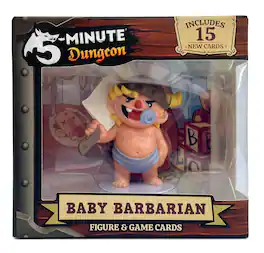 EZTW1 - 5- Dungeon A Chaotic Co-operative Real- Game Fast-paced Board For Families 8 & Up 2-5 5- Dungeon is the most fun you - Baby Barbarian Pack