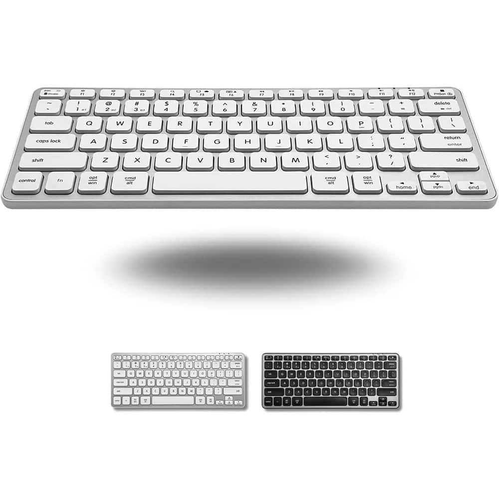 RTMB - Compact Bluetooth Keyboard for Mac – Wireless, Multi-Device - Silver