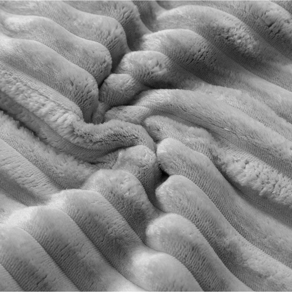 Angle. Kadyn - Oversized All-Foam Lounge Chair with Ottoman, Modular Corduroy, No-Tool Assembly, Smoky Grey - Gray.