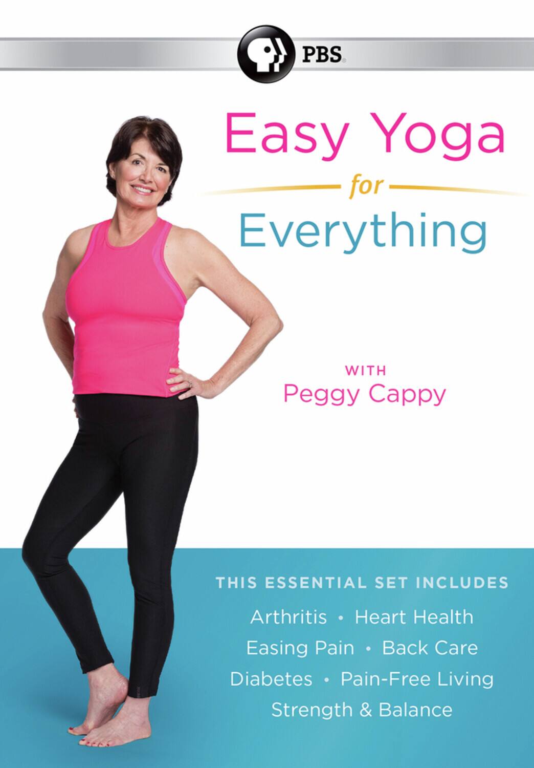 Front. Easy Yoga for Everything with Peggy Cappy   - DVD.