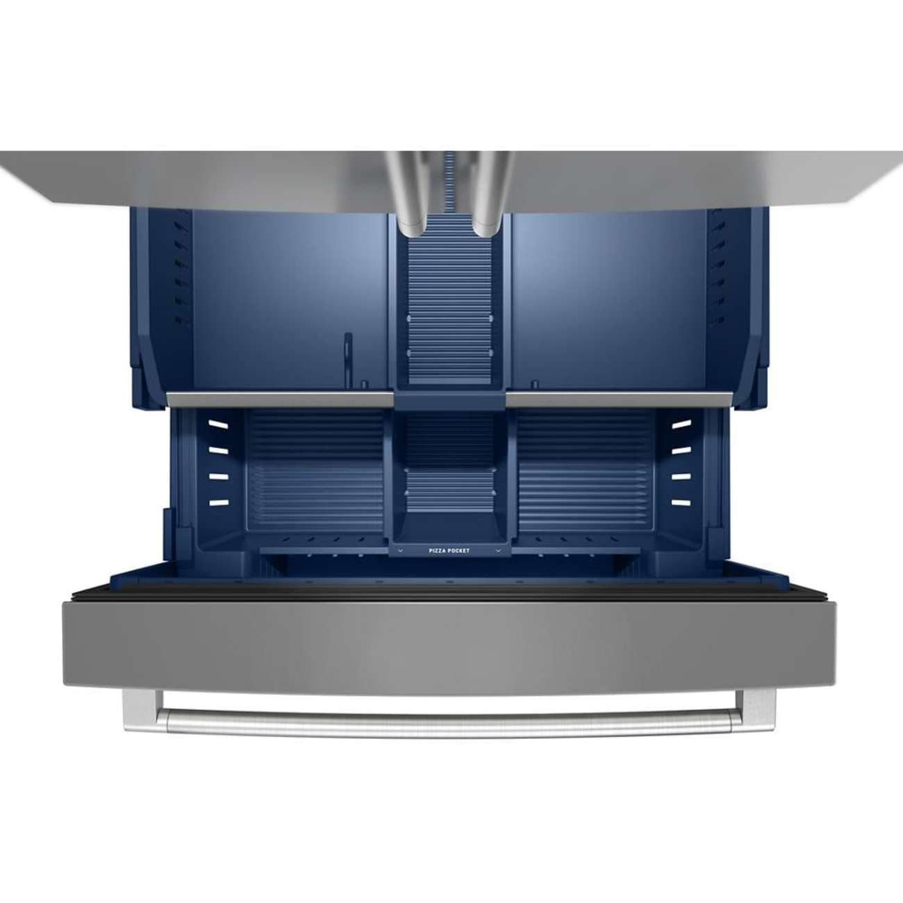 Alt View 11. Maytag - Maytag - Maytag 30 Cu. Ft. XL Capacity French Door Bottom Mount Refrigerator with In-Door-Ice Dispensing System - Fingerprint-Resistant Stainless Finish.