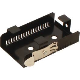 Transition Networks - 3.3" DIN Rail Mount Bracket for "Mini" Media Converters - BRACKET- DIN RAIL BRACKET MINI KIT - Black