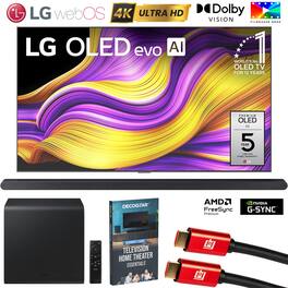 Bundle - LG - 77 G5 OLED evo 4K UHD Smart webOS TV (2025) w/ HW-S800D Soundbar