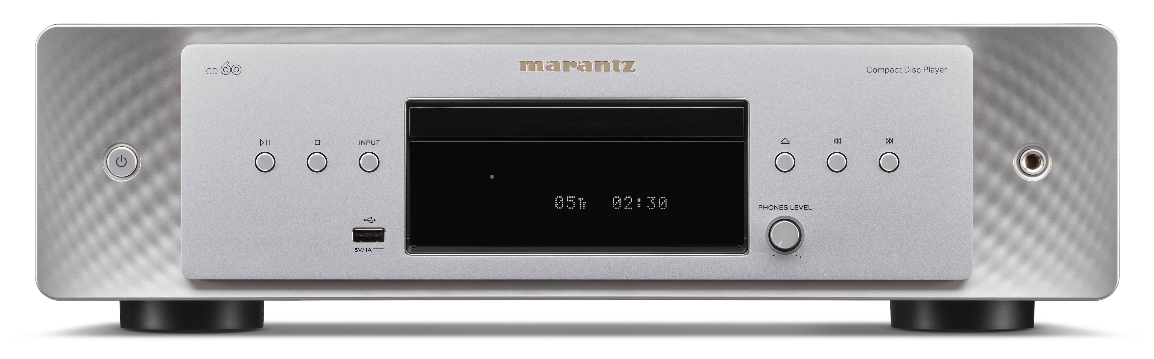 Marantz - CD60 CD Player with HDAM + HDAM-SA2 - Silver Gold - Front_Zoom