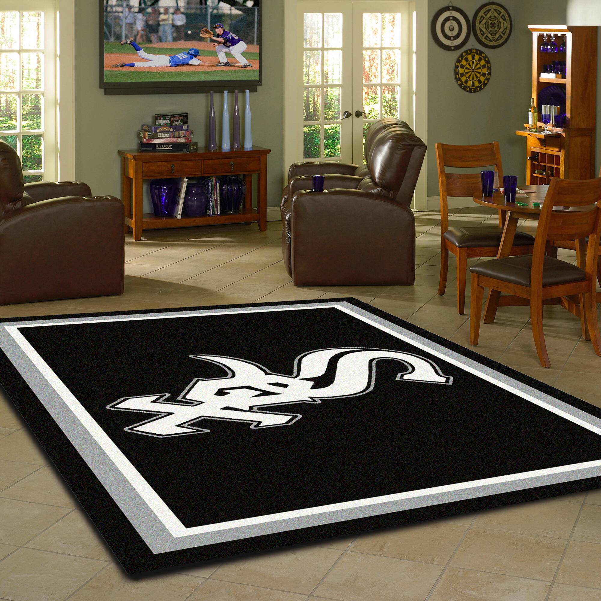 Alt View 1. Imperial - Chicago White Sox 7'8'' x 10'9'' Spirit Rug - Multicolor.