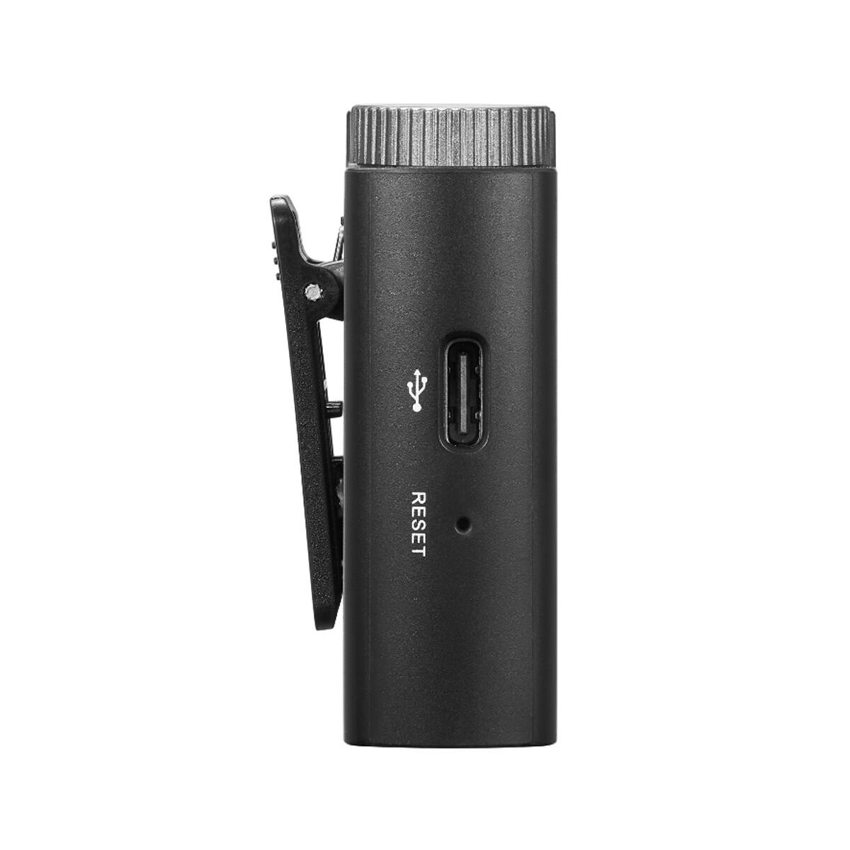 Alt View 2. Godox - Godox Virso RX 2.4GHz Dual-Channel Clip-On Wireless Microphone Receiver.