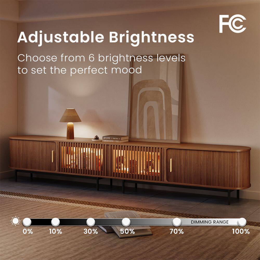 FC Adjustable Brightness  
Choose from 6 brightness levels to set the perfect mood  
DIMMING RANGE: 0% 10% 30% 50% 70% 100%
