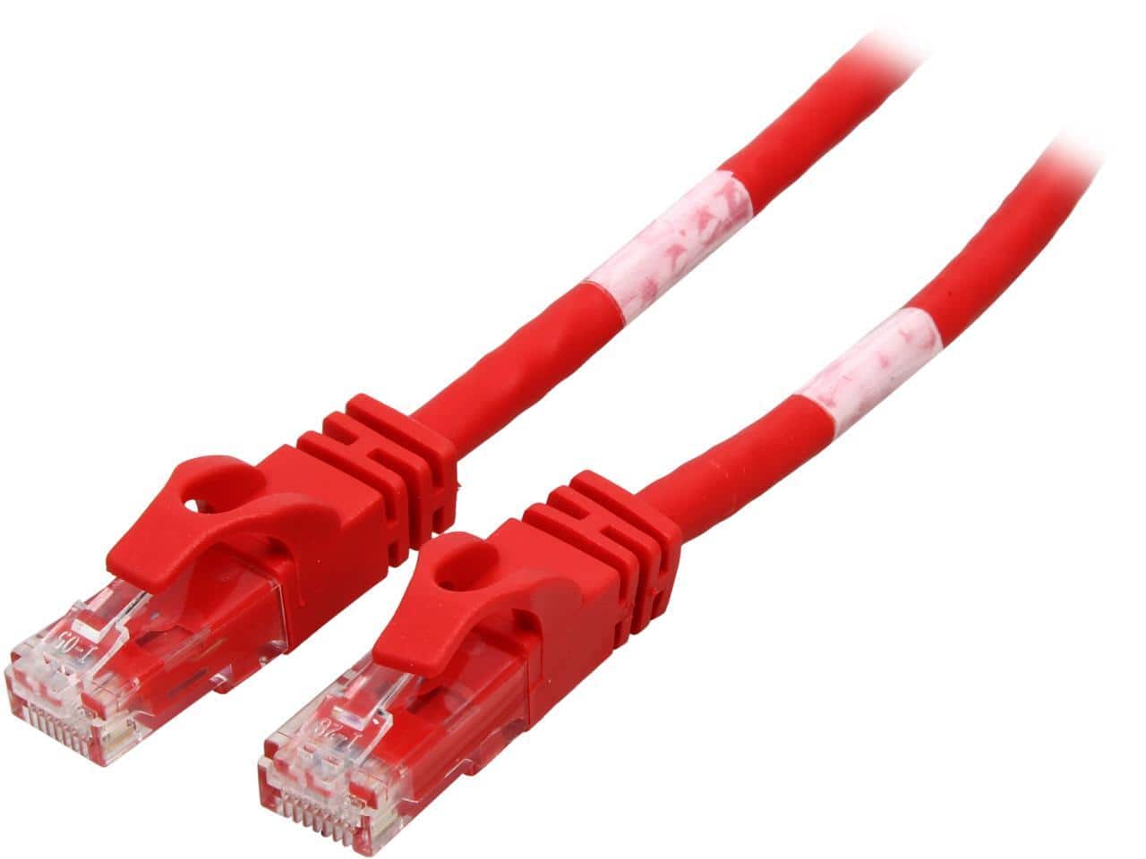 Cables to Go - C2G 27861 Cat6 Crossover Cable - Snagless Unshielded Network Crossover Patch Cable, Red (3 Feet, 0.91 Meters)