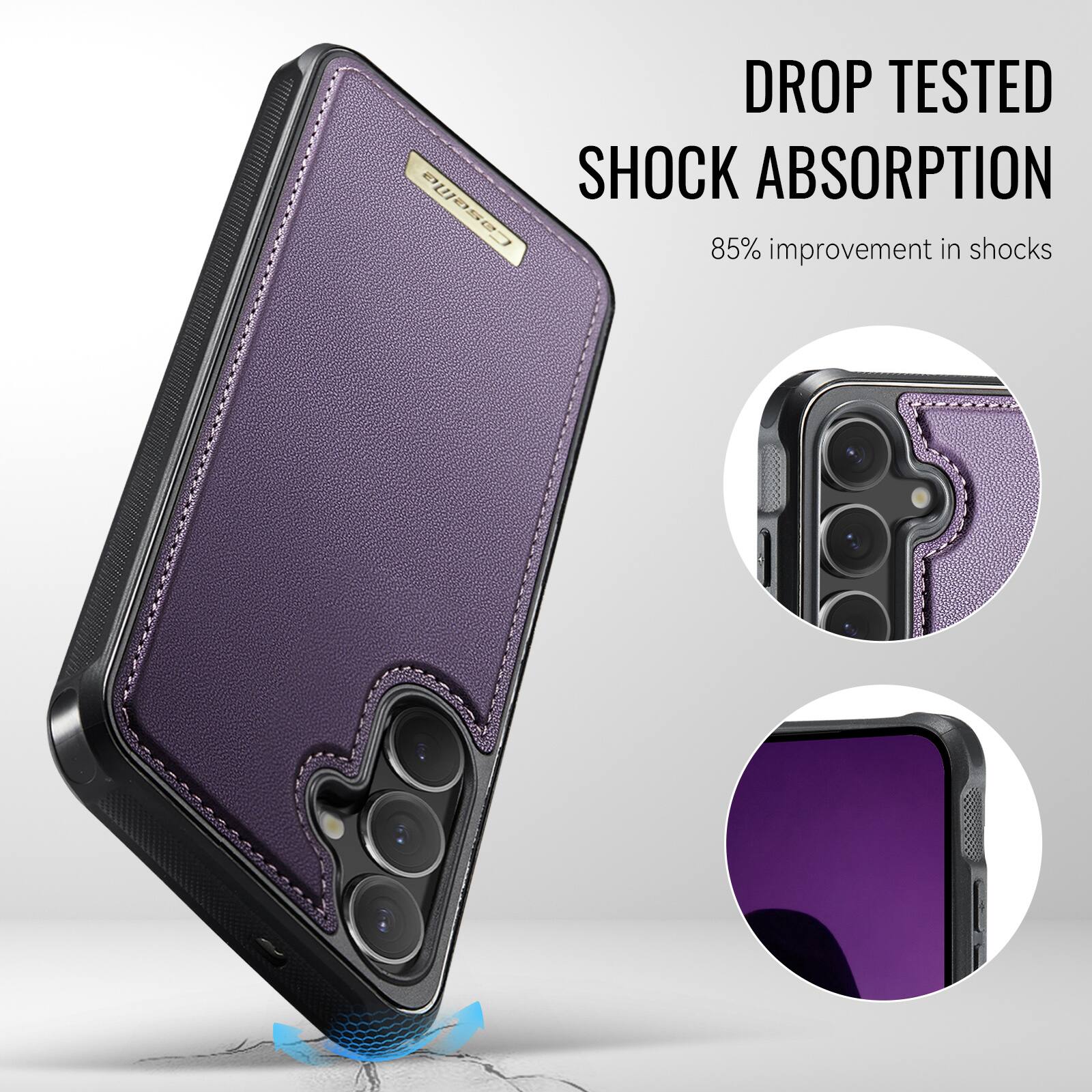 DROP TESTED SHOCK ABSORPTION  
85% improvement in shocks