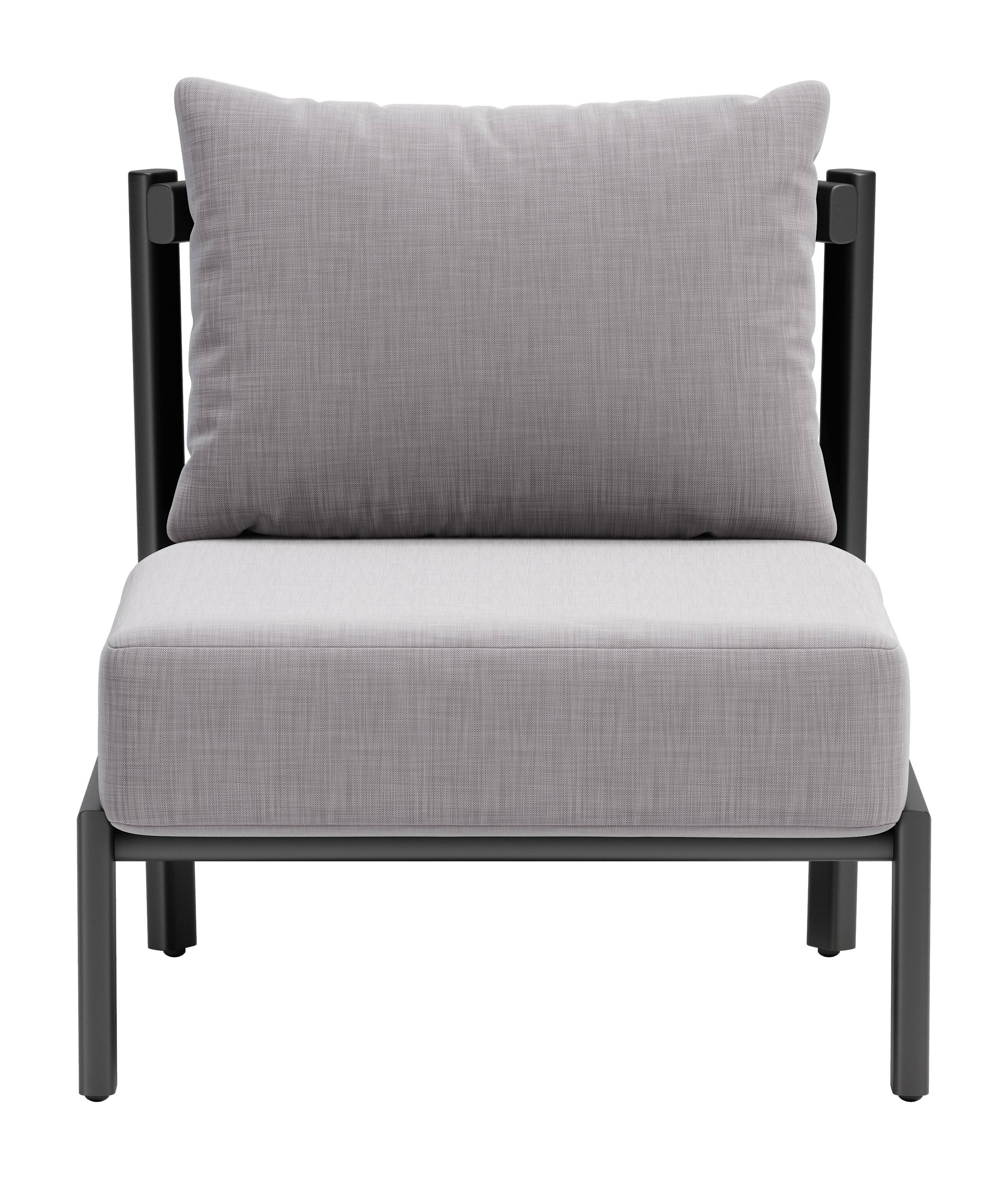 Alt View 1. Hivvago - Horizon Accent Chair Gray - Gray.